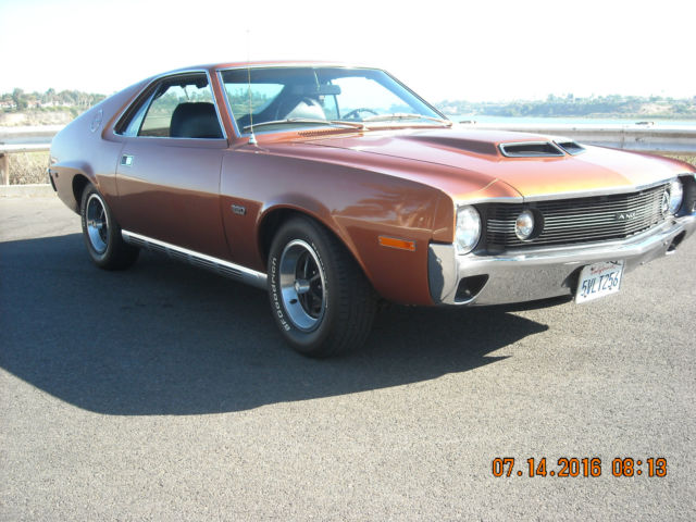 1970 amx 390 go pack car..61500 original miles..california car