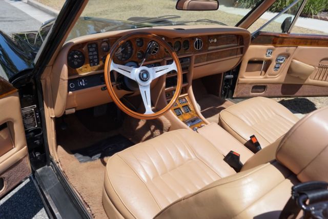 1986 corniche ii in orig 'masons black' over 'tan' leather - stunning example!