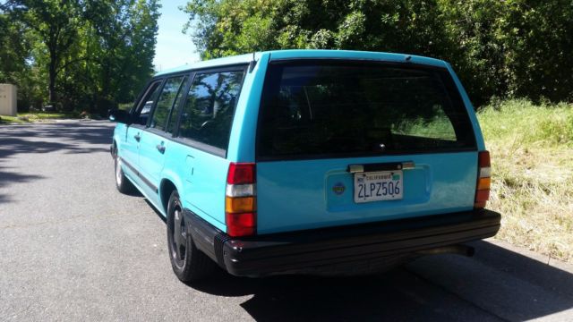 1989 volvo intercooled turbowagon -- 4-speed+overdrive -- california beauty