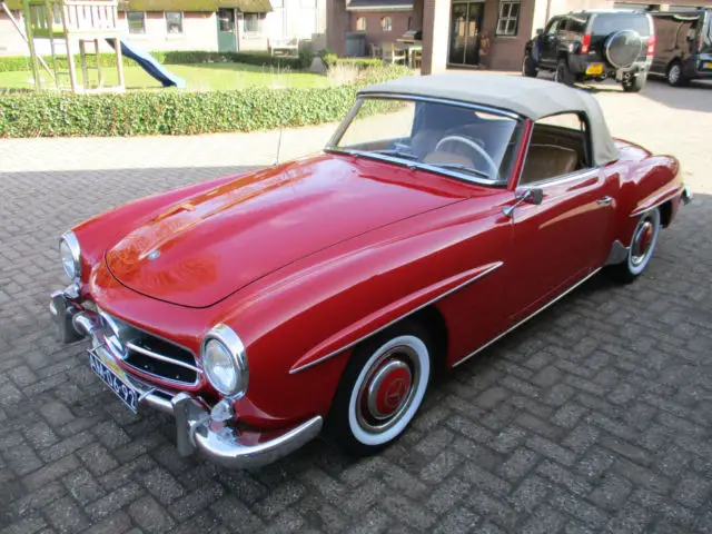 mercedes-benz 190 sl 1962 restored , including hard-top