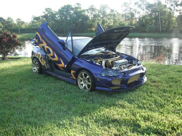 custom 1994 honda del sol s 5spd, cold a/c, lambo doors, no reserve!!!