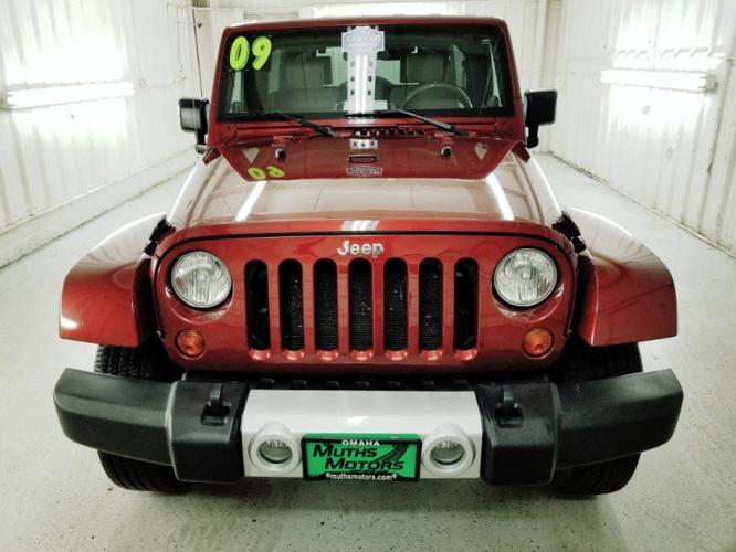 used 2009 jeep wrangler 4wd unlimited sahara omaha, ne 68117 for sale in omaha, nebraska