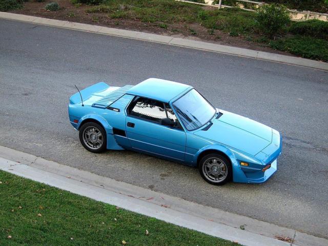 1987 87 fiat bertone x 1/9, custom pbs, faza, rare race seats 19 car no reserve