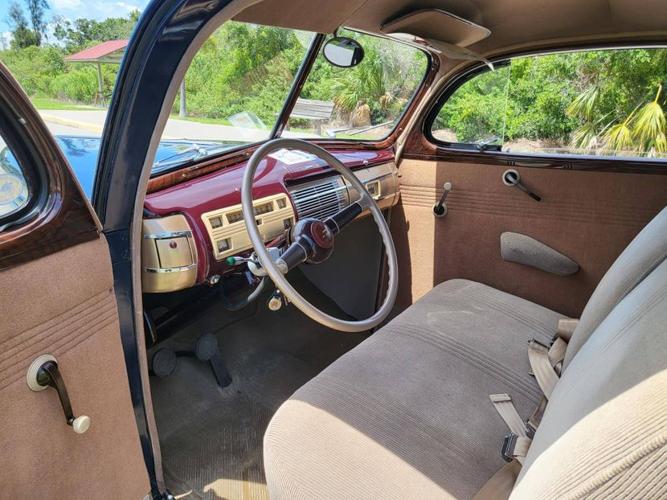 restored 1940 ford deluxe tudor sedan in venice, florida