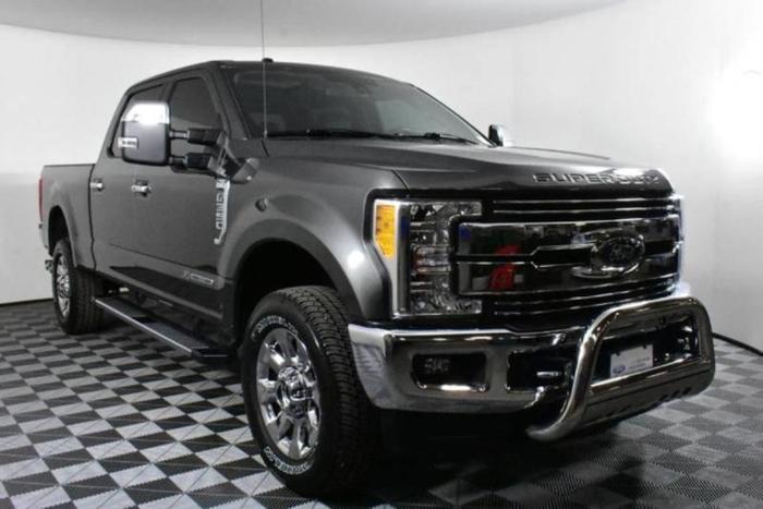 2017 ford f-350 super duty lariat 4x4 lariat 4dr crew cab 8 ft. lb srw pickup for sale in meridian, idaho