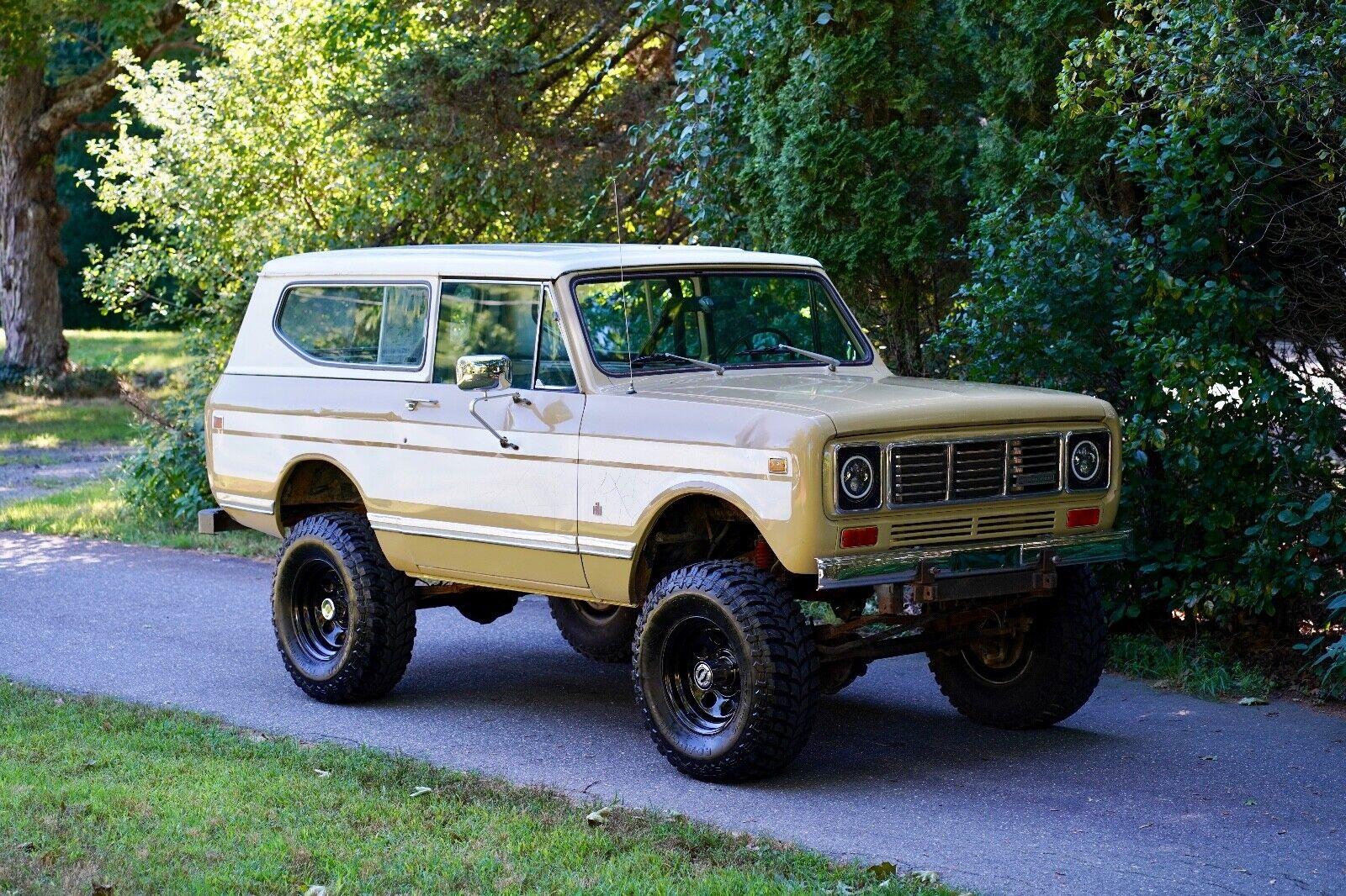 1977 international harvester scout ii 4x4 8 cyl drives excellent
