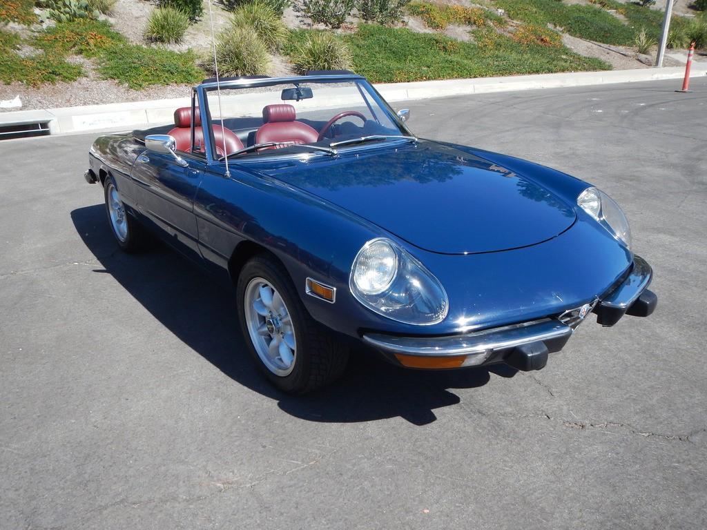 1974 alfa romeo spider veloce 2000 beautiful blue