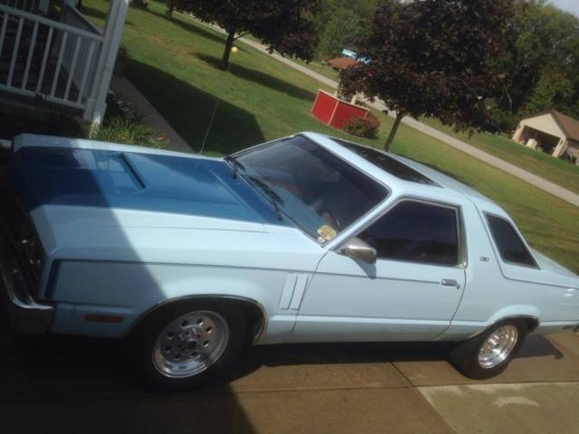 1982 mercury zephyr z7 coupe 2-door 302 5 speed