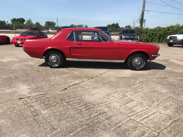 1967 ford mustang restored numbers matching $8,000 in receipts candy apple red