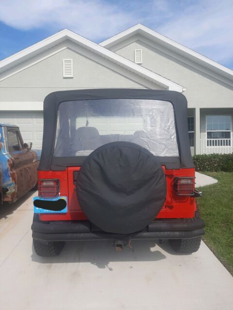 1989 jeep wrangler suv red 4wd manual islander