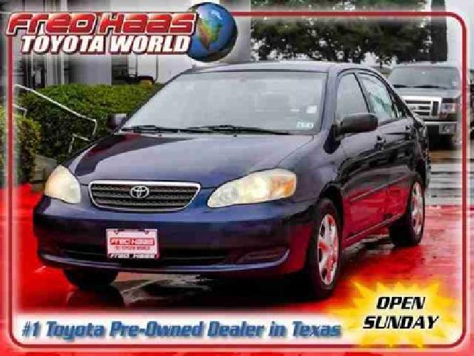 2005 toyota corolla sedan ce automatic in spring, tx