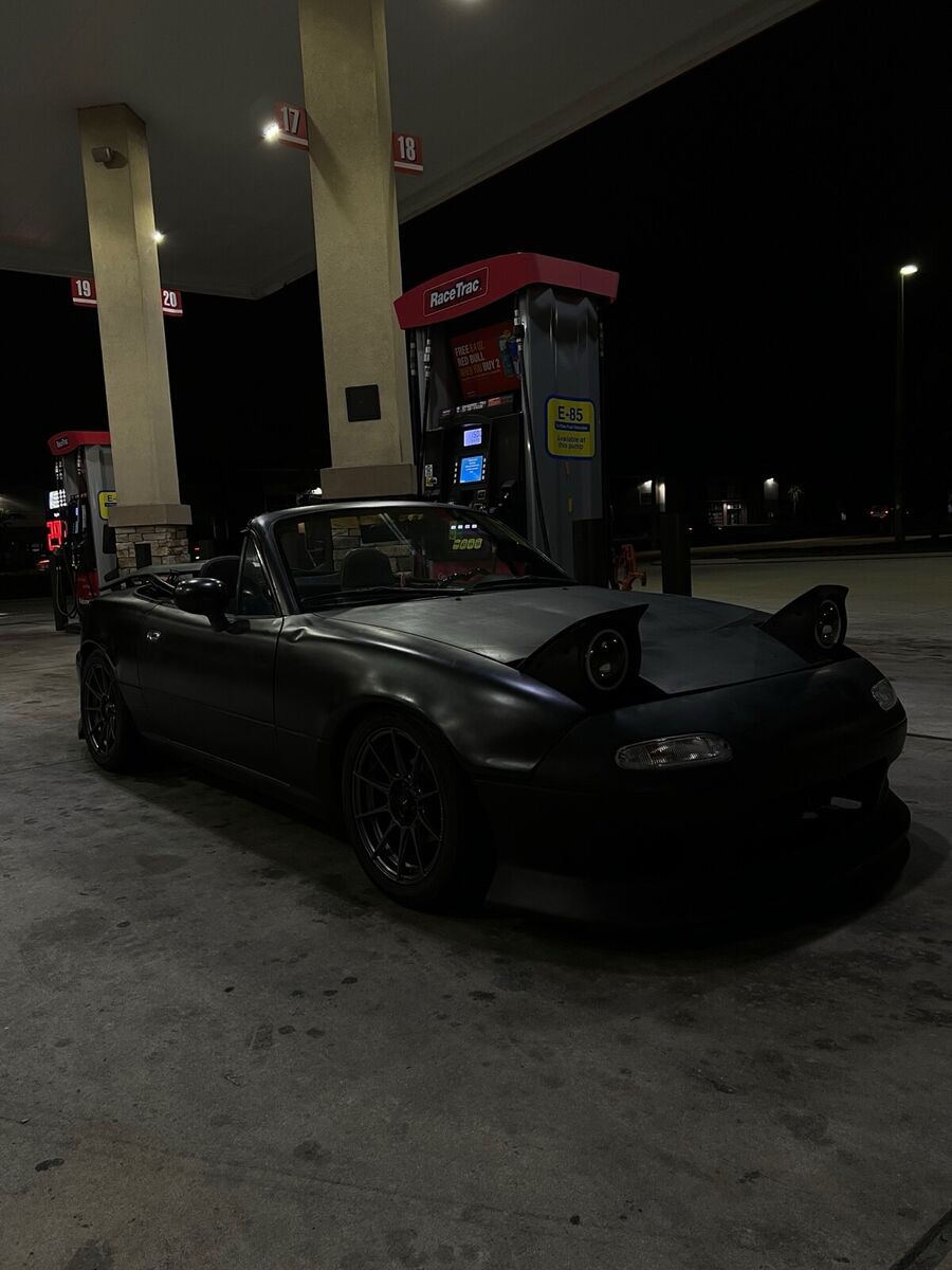 1993 mazda mx-5 miata convertible black no reserve!