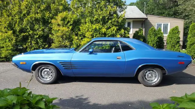972 challenger 2 owner 58k miles #s match b5 blue fresh bare metal restoration!