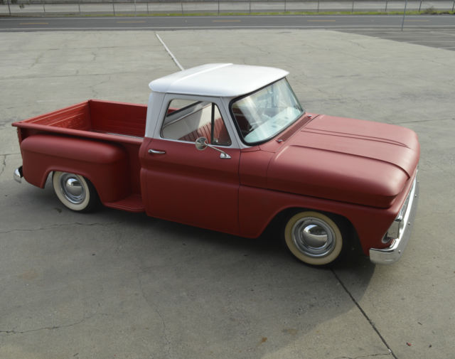 custom pickup truck air ride short bed stepside hot rod rat 62 61 63 60 65 66