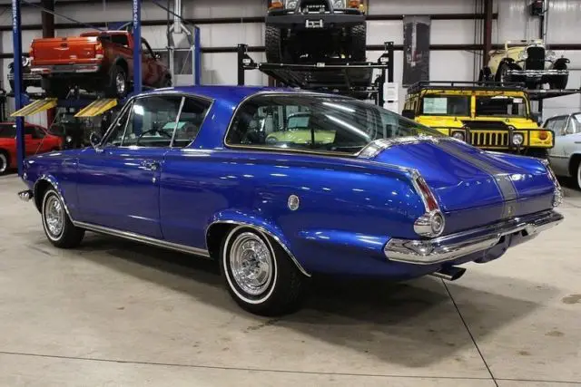 1965 plymouth barracuda 78403 miles medium blue metallic coupe 273 v8 automatic