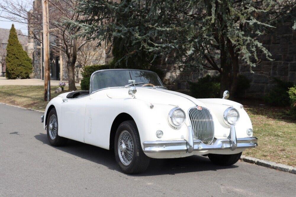 1959 jaguar xk xk150s roadster white with black interior