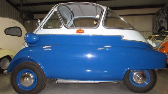 bmw isetta 250 european "z" mold rare color combination concourse restoration