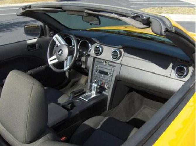 2007 mustang v6 orange convertible in virginia beach, va