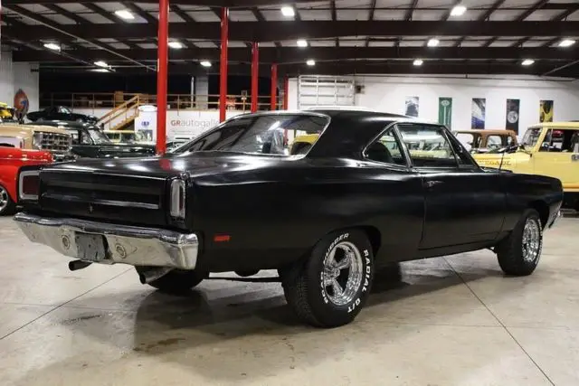 1969 plymouth road runner 13220 miles matte black coupe 383cid v8 automatic