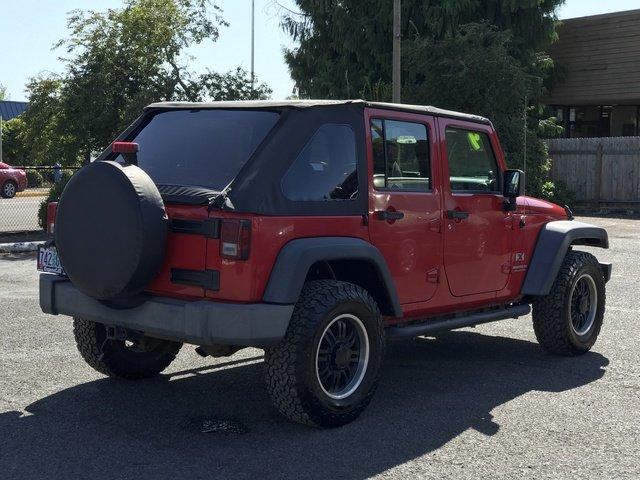 used 2009 jeep wrangler 4wd unlimited x eugene, or 97401 for sale in college crest, oregon