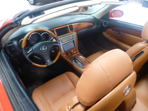 2002 lexus sc430 2dr convertible v8 rwd with 169,503 miles in absolutely red color