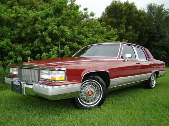 1990 cadillac fleetwood brougham 5.7 350 only 48k low miles! 1 owner! florida!