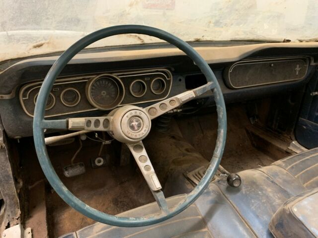 1965 ford mustang convertible 289-4 barrel a-code 4 speed true gt caspian blue