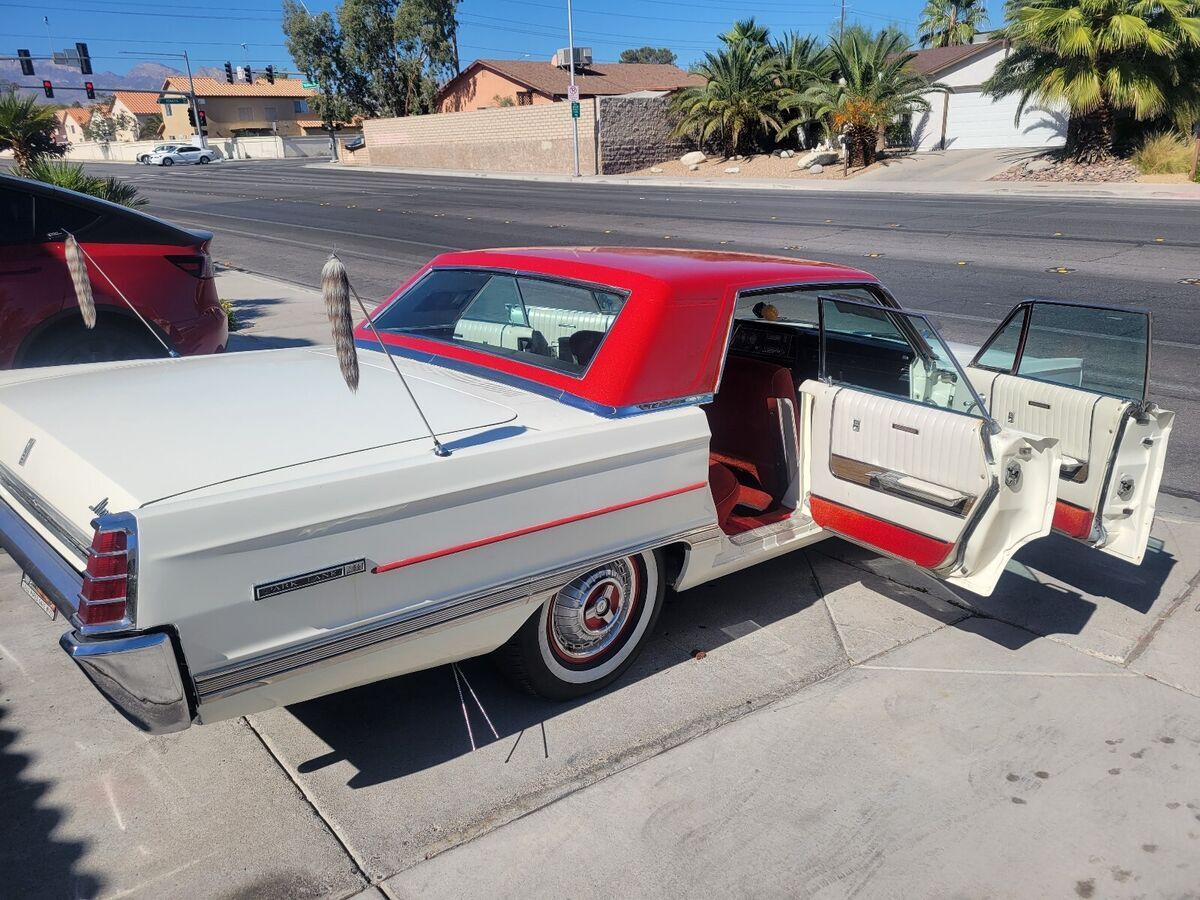 1966 mercury park lane sedan white 4 dr hardtop
