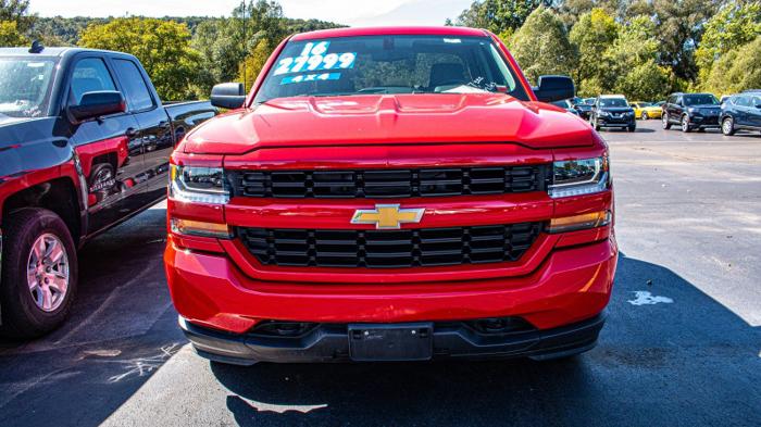 used 2016 chevrolet silverado 1500 4x4 double cab custom elmira, ny 14903 for sale in elmira, new york