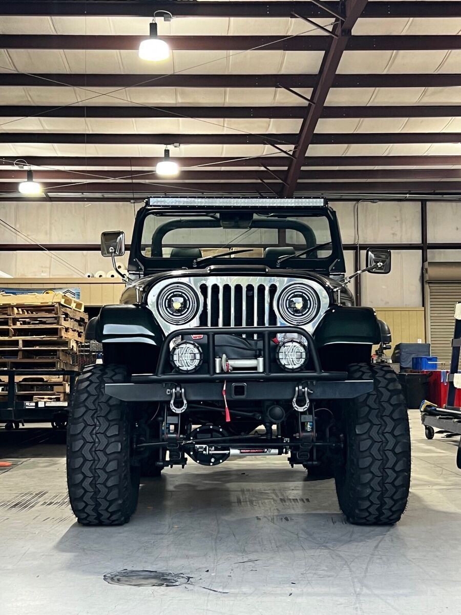 1986 jeep jeep suv green 4wd manual cj7