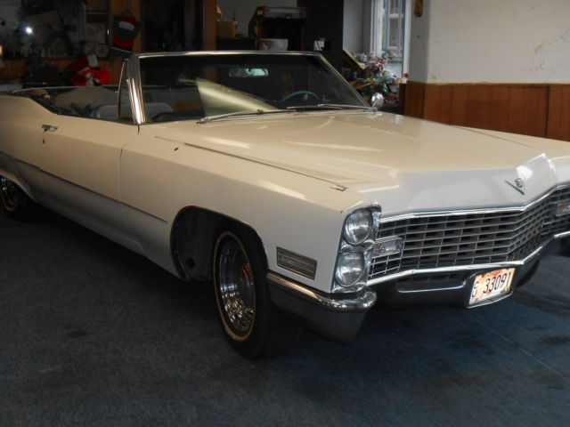 1967 cadillac deville convertible restored new engine trans .new suspension