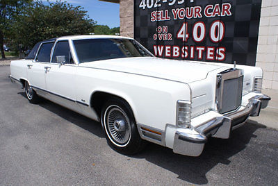 1977 lincoln continental town car sedan 460ci v8 automatic a/c very clean