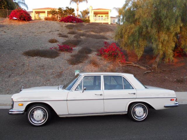 1973 mercedes benz 280se 4.5 1 owner 89k all books & documents original paint