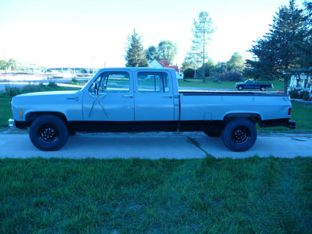 rare!!! 1979 chevrolet c30 truck, 4 door, 454 big block
