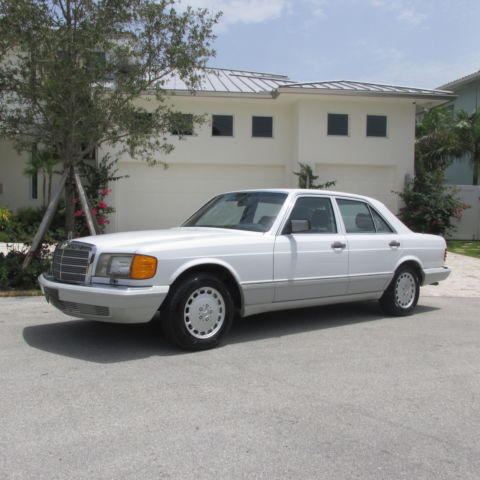 1991 mercedes 300 se sedan only 46 k miles pristine car documented service miles