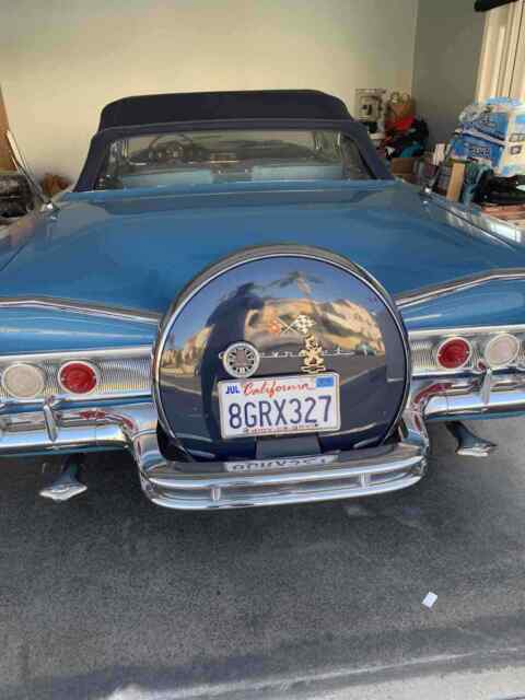 1960 chevrolet impala convertible blue rwd automatic