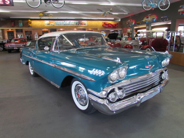 1958 chevrolet impala 2 door hardtop 348 tri-power bel air