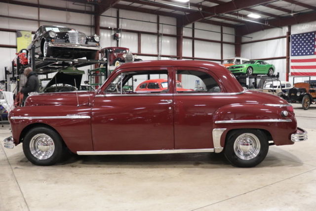 1949 plymouth deluxe 9118 miles burgundy coupe 6 cylinder manual