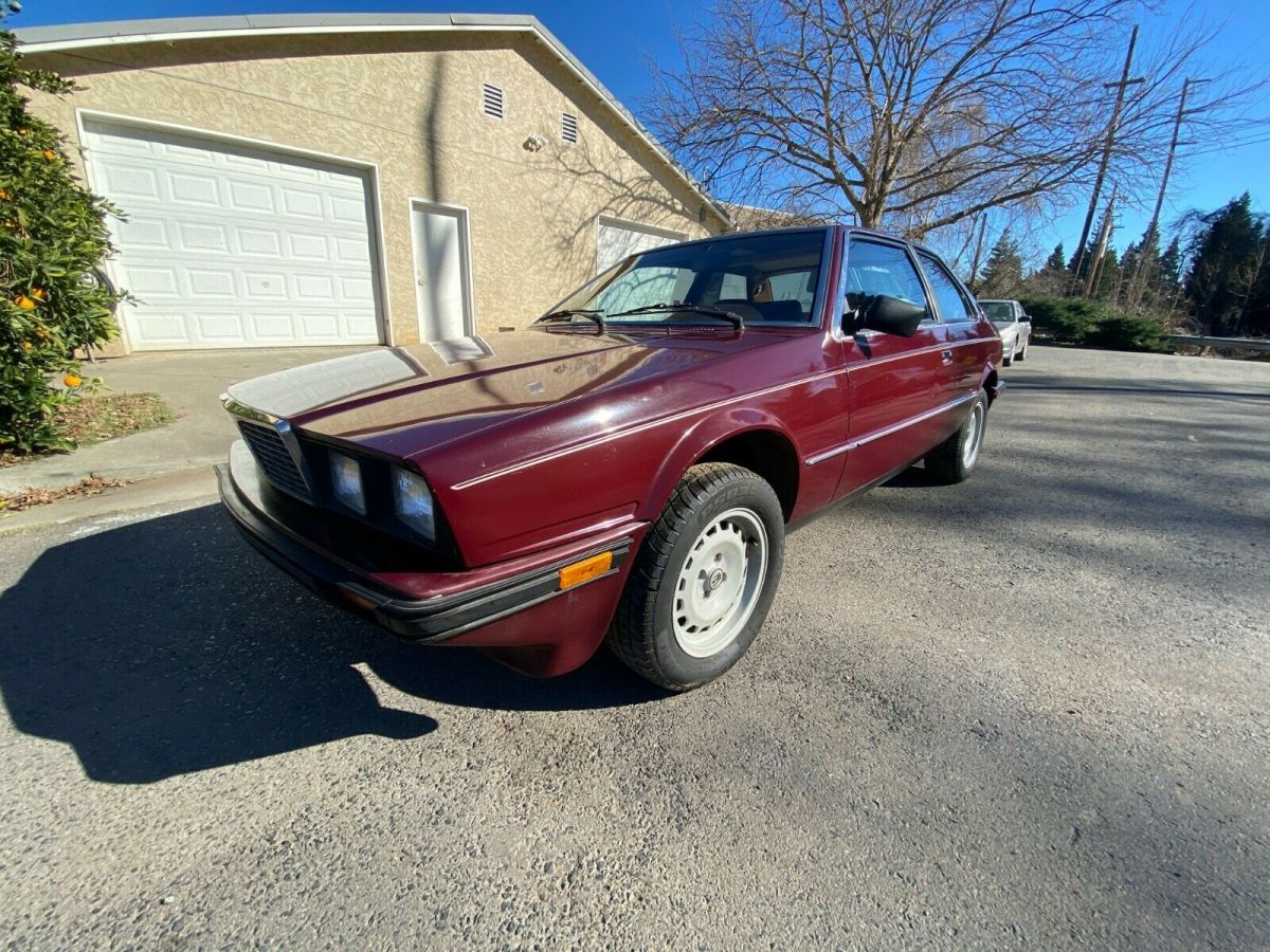 1985 maserati biturbo. only 63k og miles. no reserve!