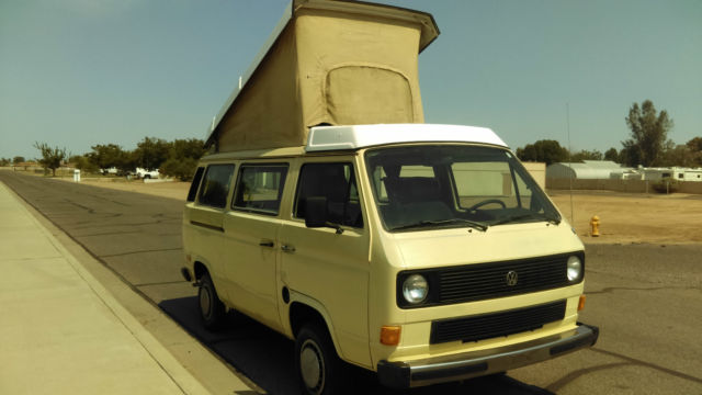 1984 volkswagen vanagon westfalia van camper 3-door 1.9l