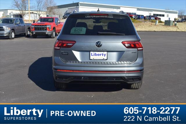 2023 volkswagen tiguan 2.0t se r-line black