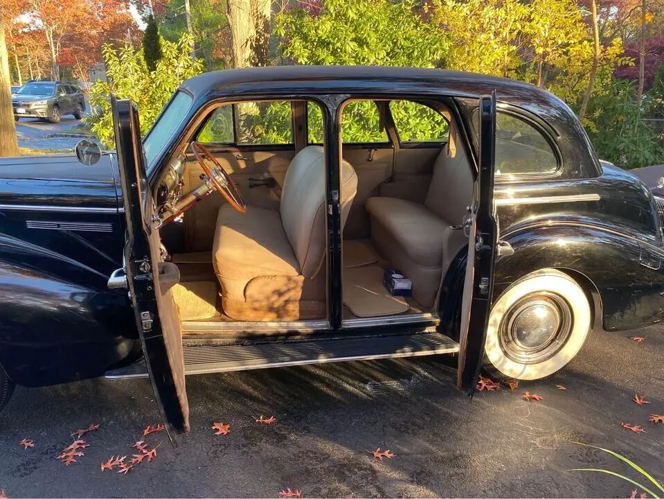 1939 buick special deluxe 33652 miles black 4 door sedan w/ factory heater