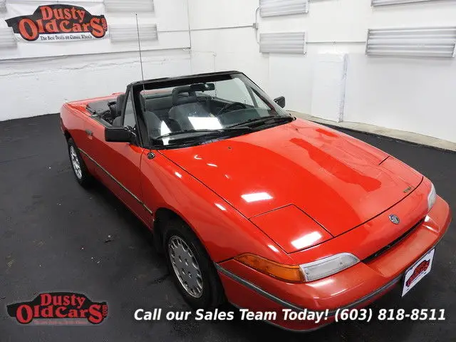 1991 red runs drives body int vgood 1.6l 4 spd auto!