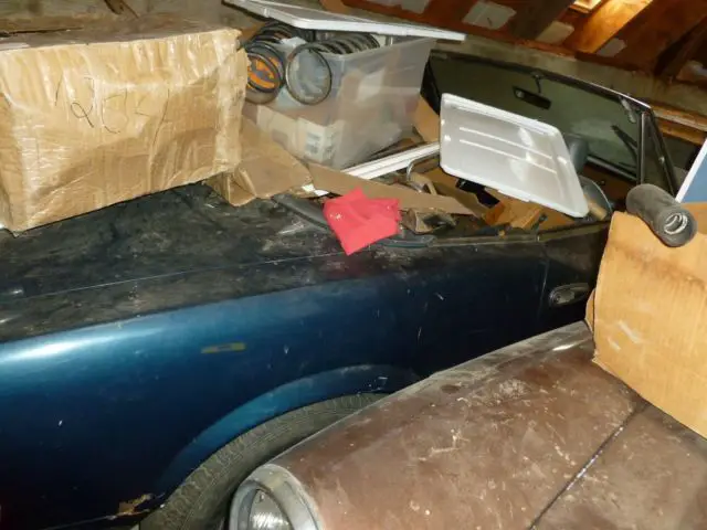 fiat 124 spider (2) cars --- sold as-is ( found stored in garage )