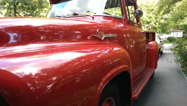 1956 ford f100 big back window pick up truck 312 thunderbird overdrive