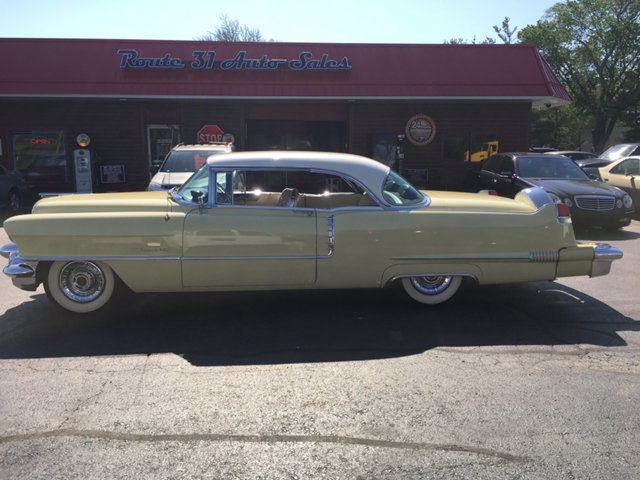 1956 cadillac coupe deville 63785 miles yellow coupe 331 v-8 3-speed automatic
