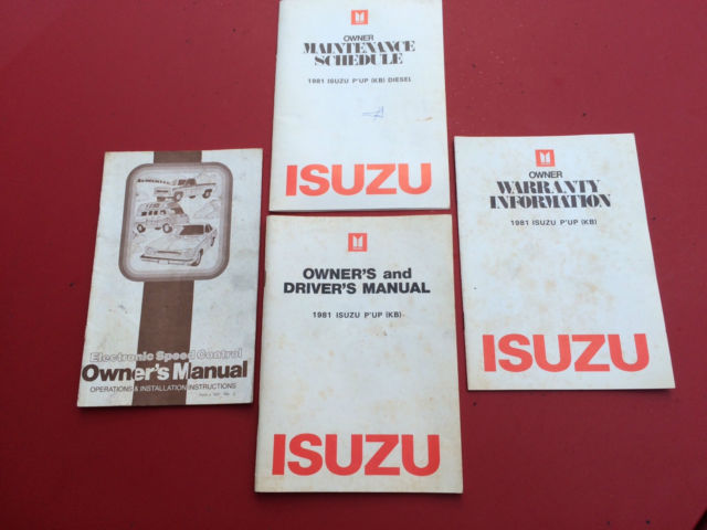 1981 isuzu pup diesel 5speed with a/c