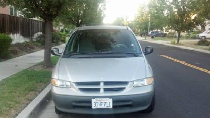 1997 dodge caravan v6 automatic cold a/c 116k miles clean title smoged in brentwood, ca