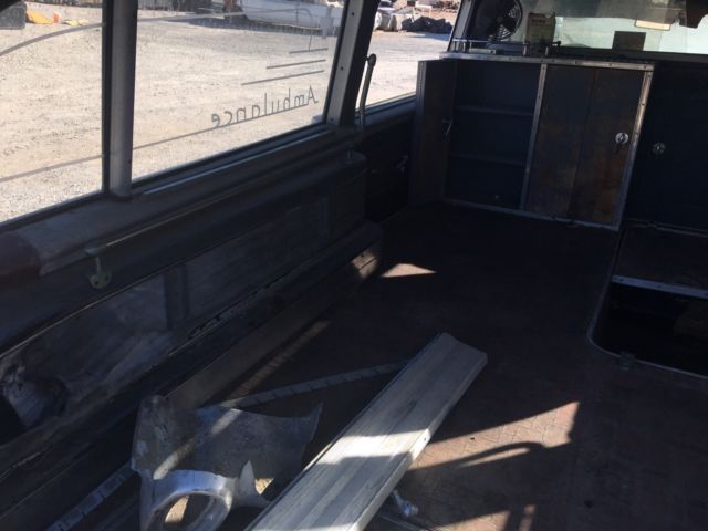 1956 cadillac ambulance by miller. located in socal. pretty complete