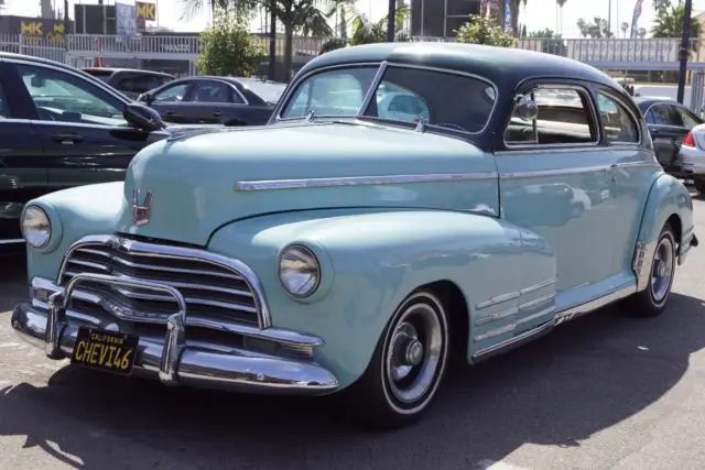 beautiful 1946 chevrolet chevy fleetline baby blue automatic transmission